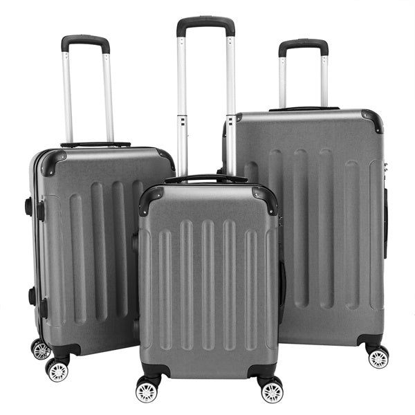 3-in-1 Portable ABS Suit Case 20" / 24" / 28" Dark Gray