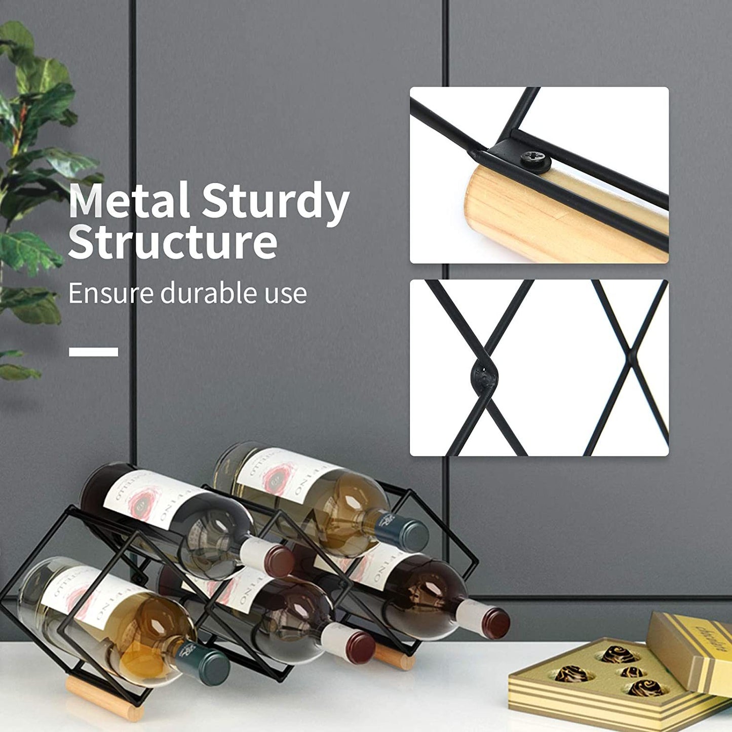 Mecor Countertop Wine Rack