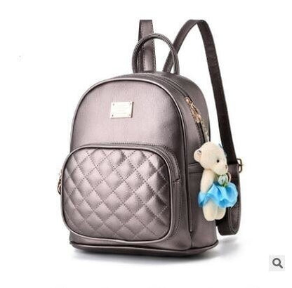 Girls Leather Backpack