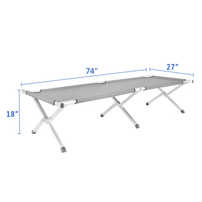 Folding Camping Cot with Carrying Bags