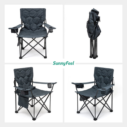 Oversized Folding Camping Chair, Supports 300 LBS