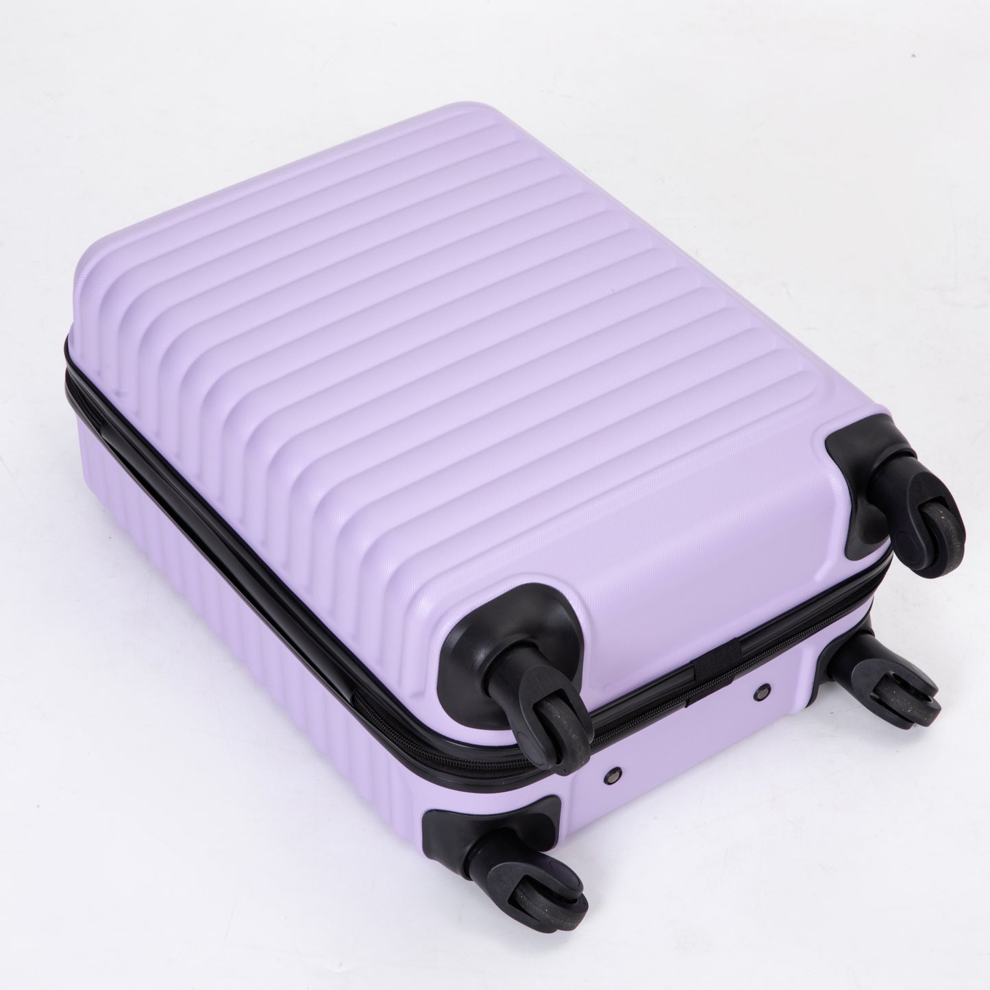 20" Carry on Luggage Lightweight Suitcase, Spinner Wheels, Lavender Purple