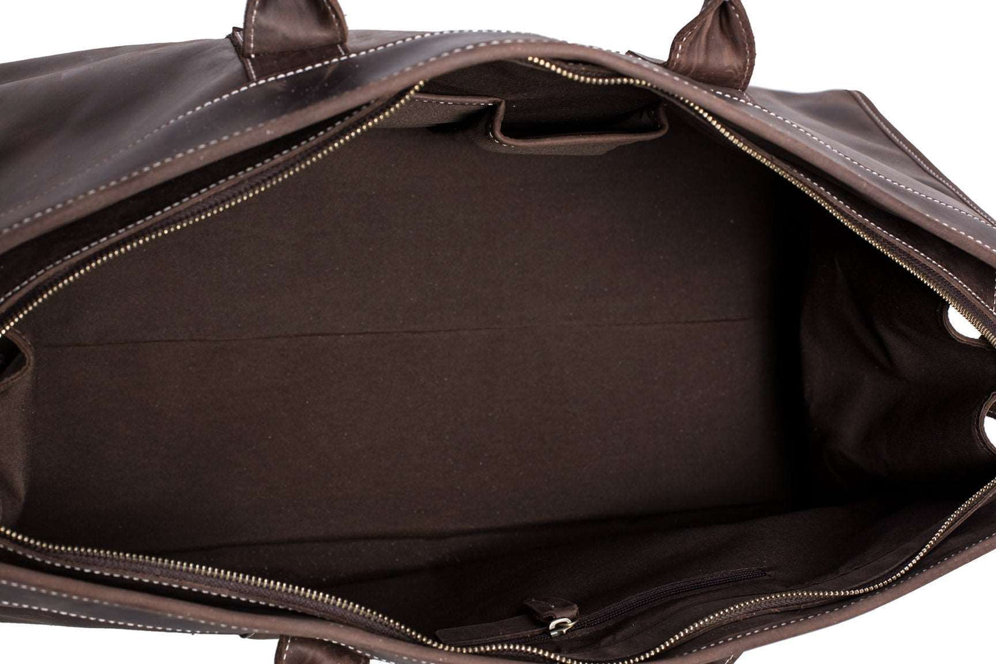 22'' Handmade Leather Duffle Bag,