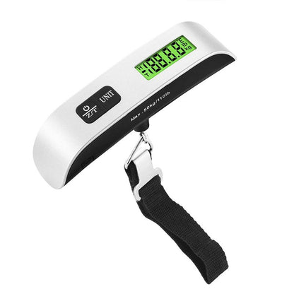 Digital Luggage Scale with Hook; 110 Lb Capacity;  Battery Included