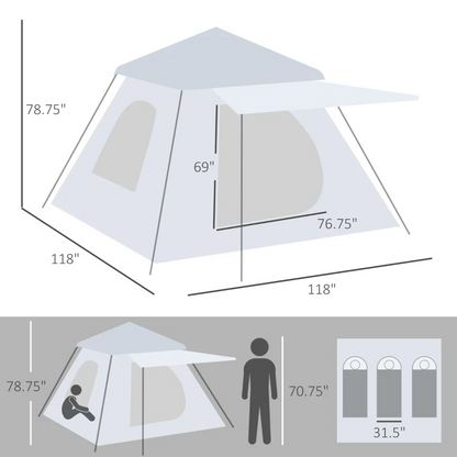 Portable Backpacking Camping Tent