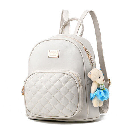 Girls Leather Backpack