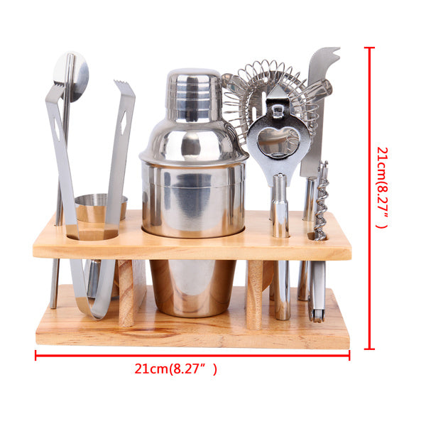 8PCS Stainless Steel Cocktail Set