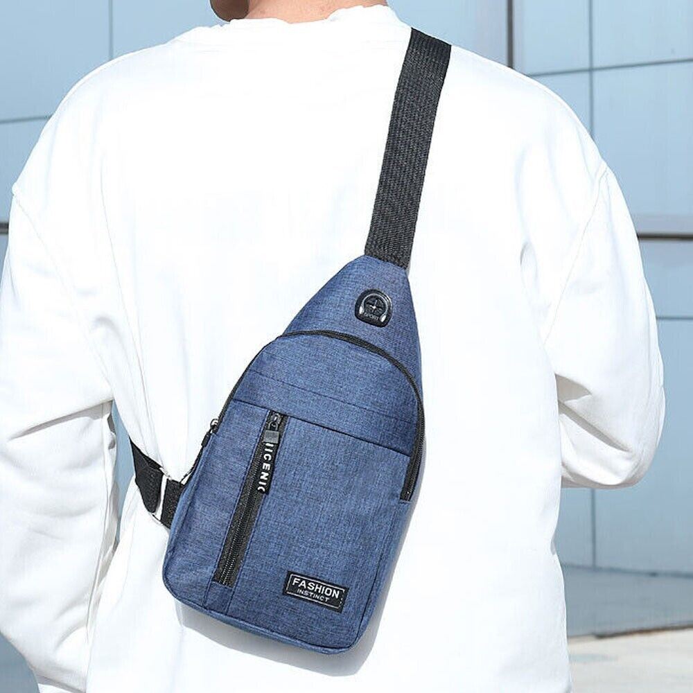 Mens Sling Cross Body Travel Backpack