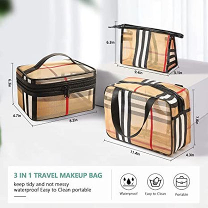 Makeup Bags (3 Bag Set)