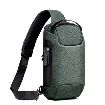 Anti Theft Crossbody Backpack w USB Charge Port