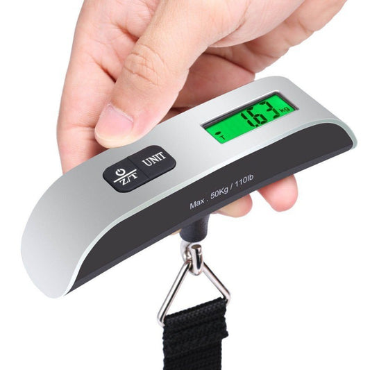 Digital Luggage Scale with Hook; 110 Lb Capacity;  Battery Included