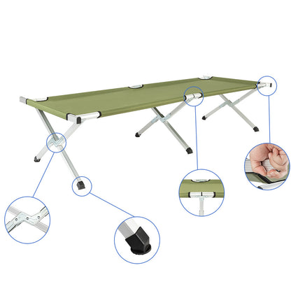 Folding Camping Cot with Carrying Bags