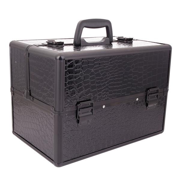 Aluminum  Alloy, Foldable Inner Layers Cosmetics Storage Case