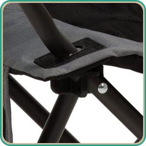 Camping Chair With Armrest, Side Pouch & Cooler