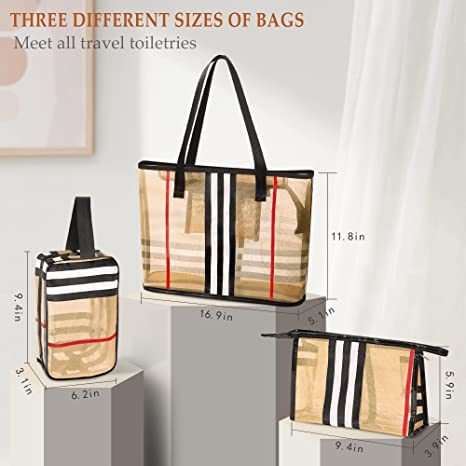 Makeup Bags (3 Bag Set)