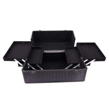 Aluminum  Alloy, Foldable Inner Layers Cosmetics Storage Case