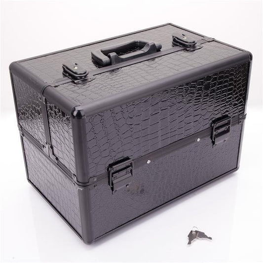 Aluminum  Alloy, Foldable Inner Layers Cosmetics Storage Case