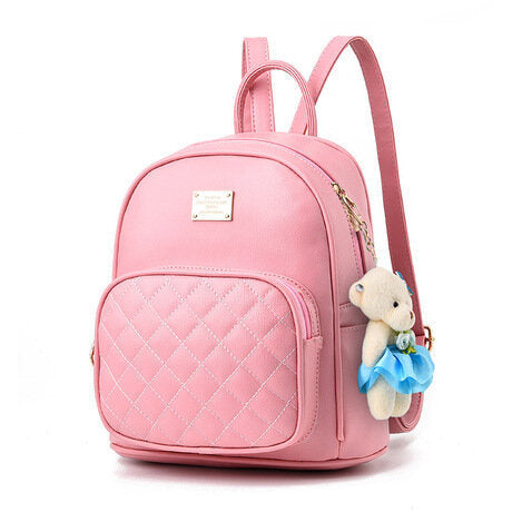 Girls Leather Backpack