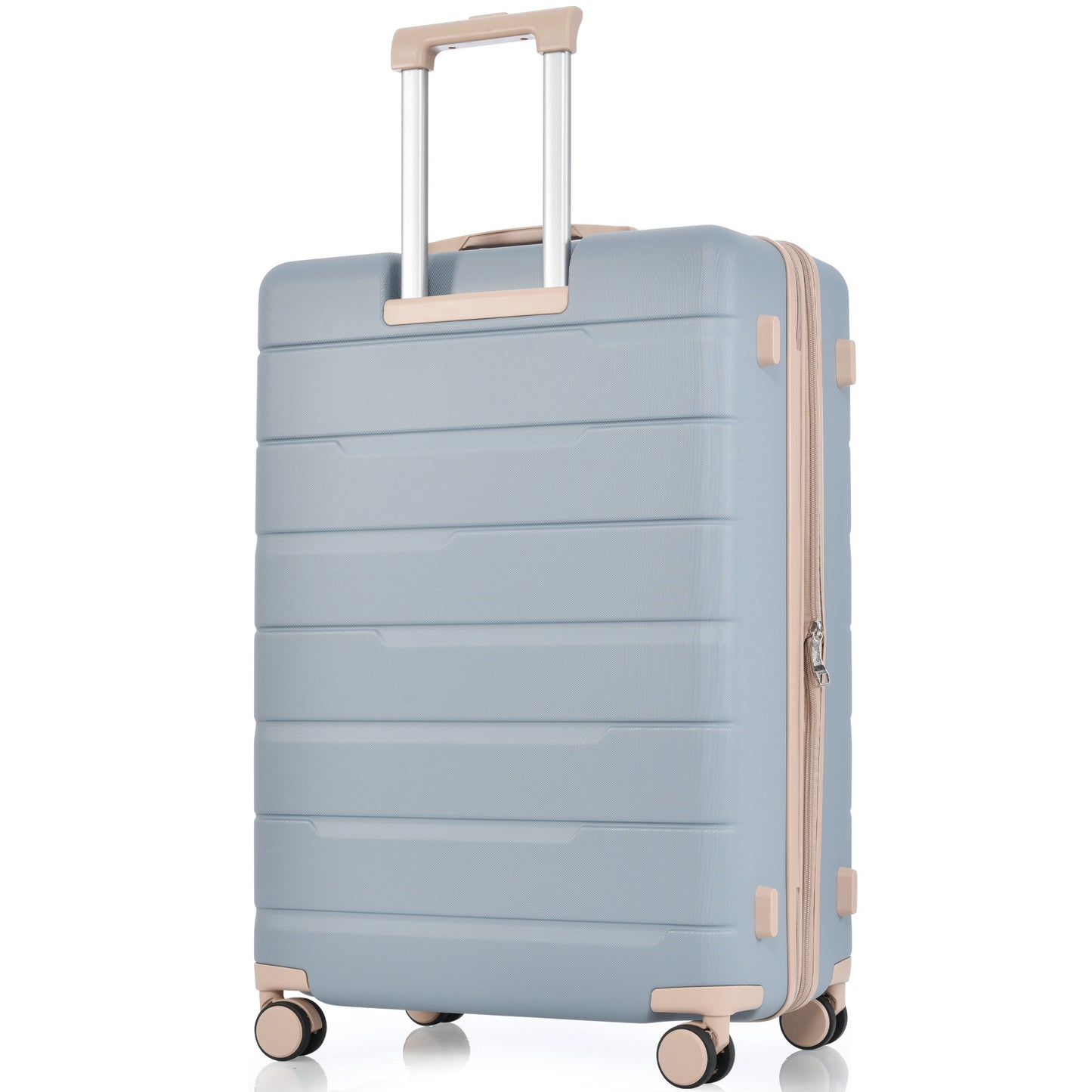 Luggage Sets 3 Piece Suitcase Set 20/24/28,Carry on Luggage Airline Approved,Hard Case with Spinner Wheels,Light Blue