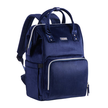 SUNVENO Velvet Stitching Diaper Bag / Backpack