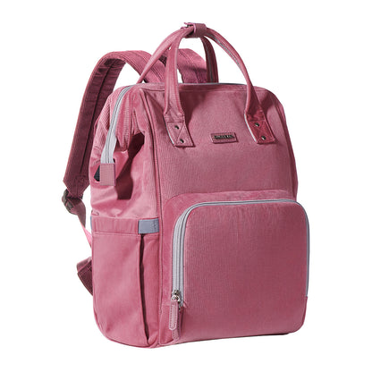 SUNVENO Velvet Stitching Diaper Bag / Backpack