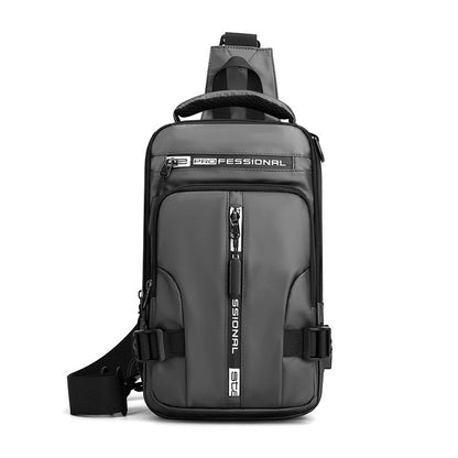 Crossbody Men Multifunctional Shoulder / Chest Backpack