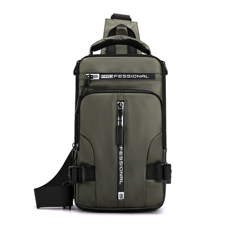 Crossbody Men Multifunctional Shoulder / Chest Backpack