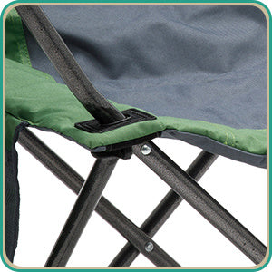 Camping Chair With Armrest, Side Pouch & Cooler