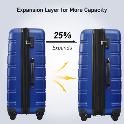 Luggage Sets of 2 Piece Carry on Suitcase Airline Approved,Hard Case Expandable Spinner Wheels