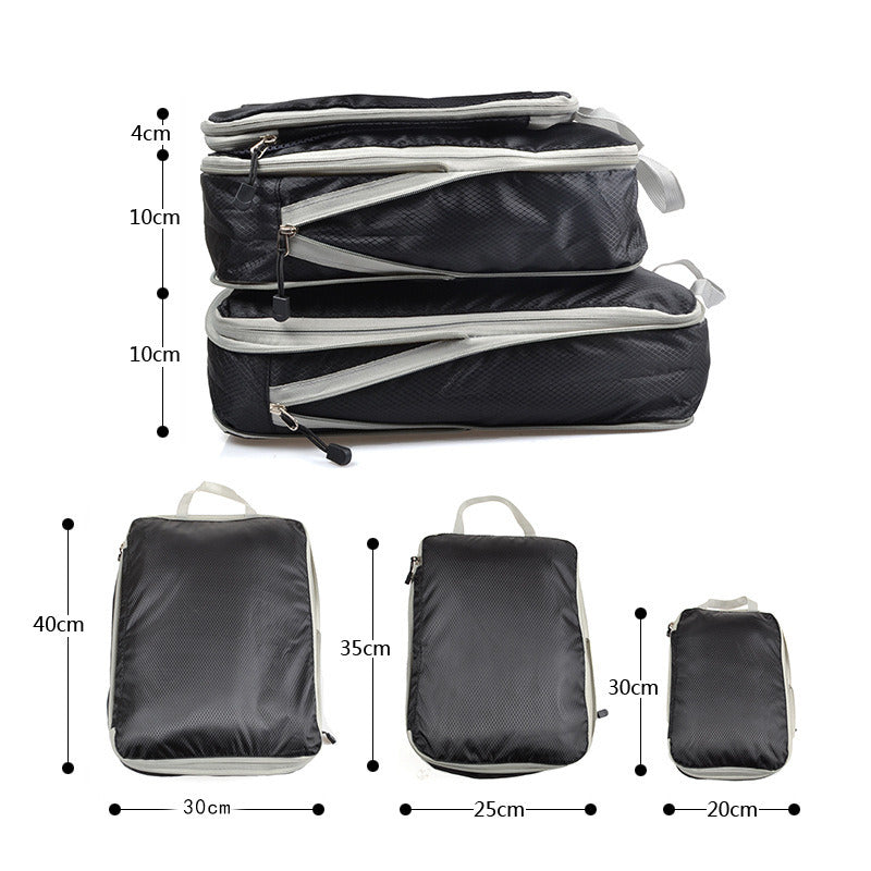 3 Set Travel Storage Bags, Multi-functional Clothing Sorting Packages, Travel Packing Compression Pouche