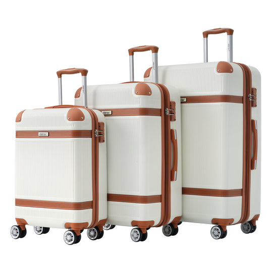 Hardshell Luggage Sets, 3 Piece with TSA Lock, Lightweight 20''24''28''