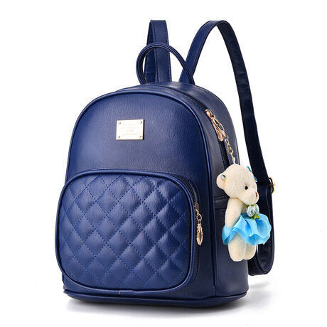 Girls Leather Backpack